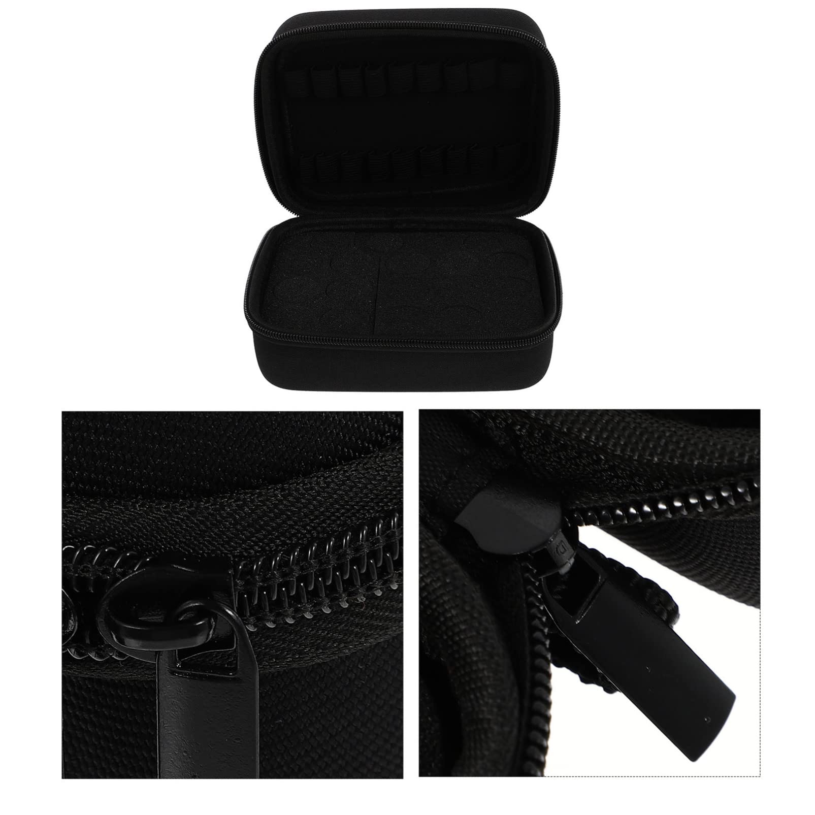 Healifty Essential Oil Storage Bag - Portable Diffuser Carrying Case for Travel, Jewelry Holder & Perfume Organizer - Durable Polyester Aromatherapy Accessory (Perfect for Home, Office & On-the-Go Use)
