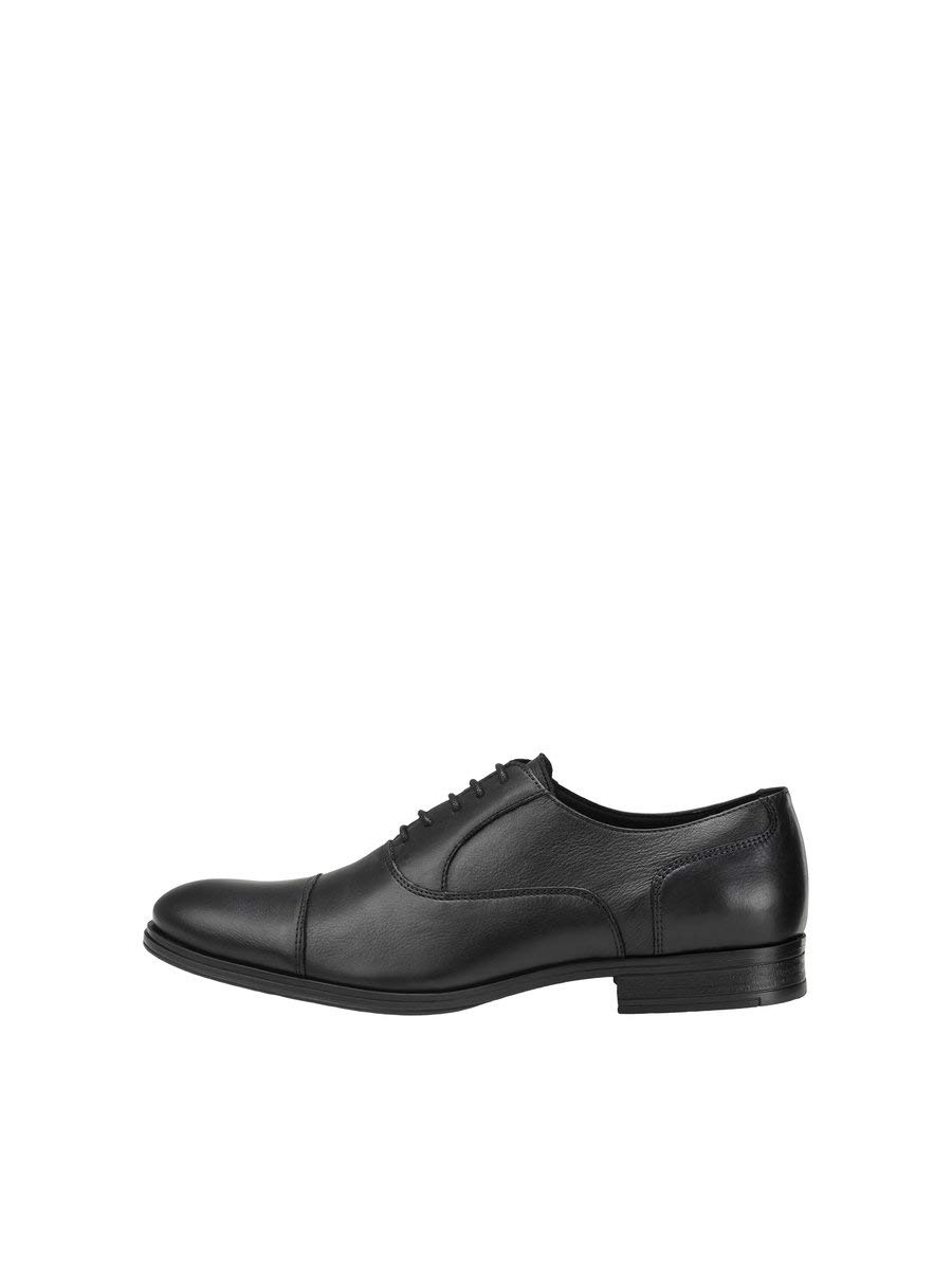 Jack & Jones Men's JFWDONALD Leather Cognac Noos Derby Shoes - Stylish & Comfortable for Casual Wear, Office & Outdoor Activities