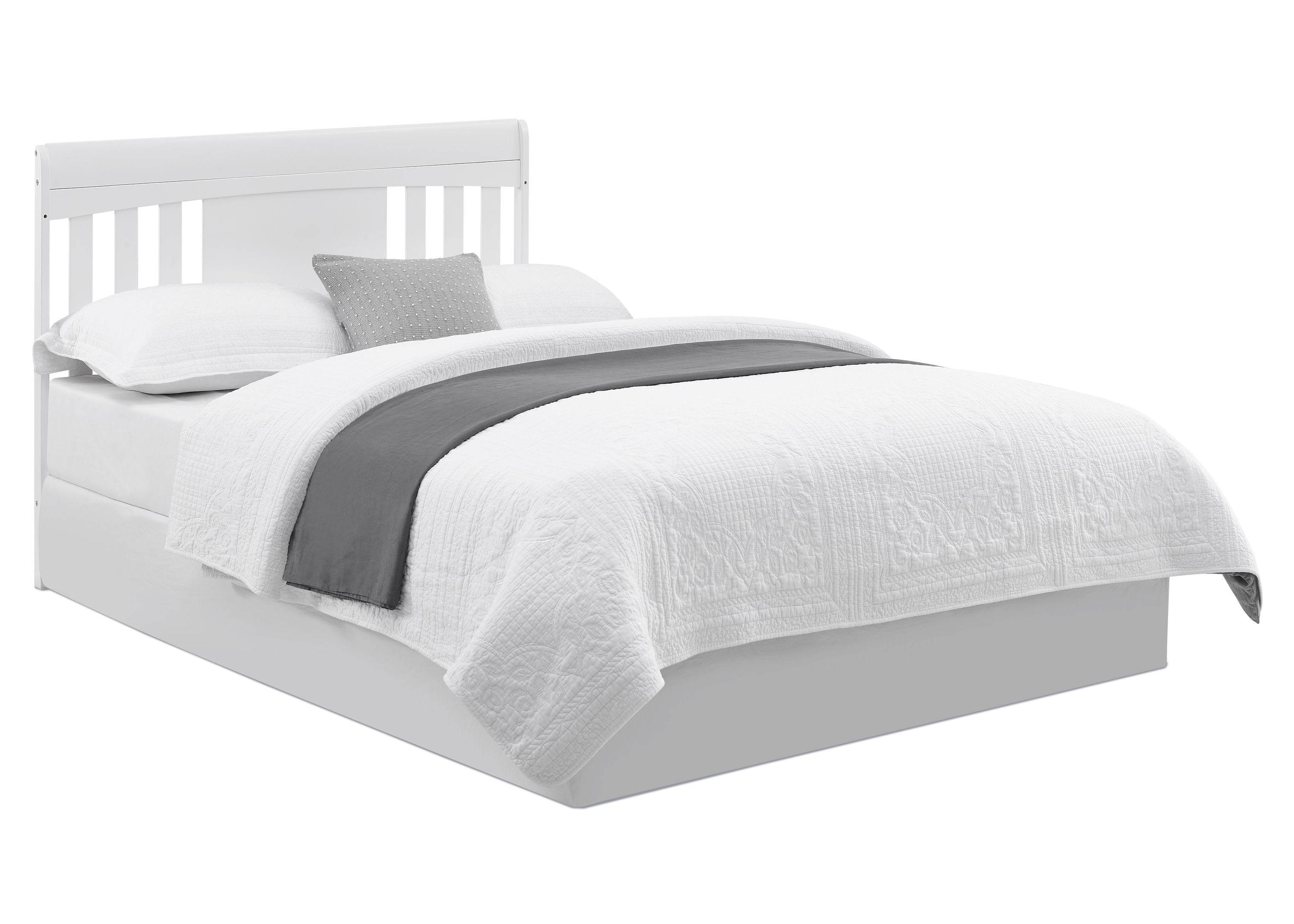 Richmond 6-in-1 Convertible Baby Crib - Toddler Bed & Daybed with Adjustable Height, White Nursery Furniture for Newborn to Teen - Perfect for Small Spaces & Modern Nurseries