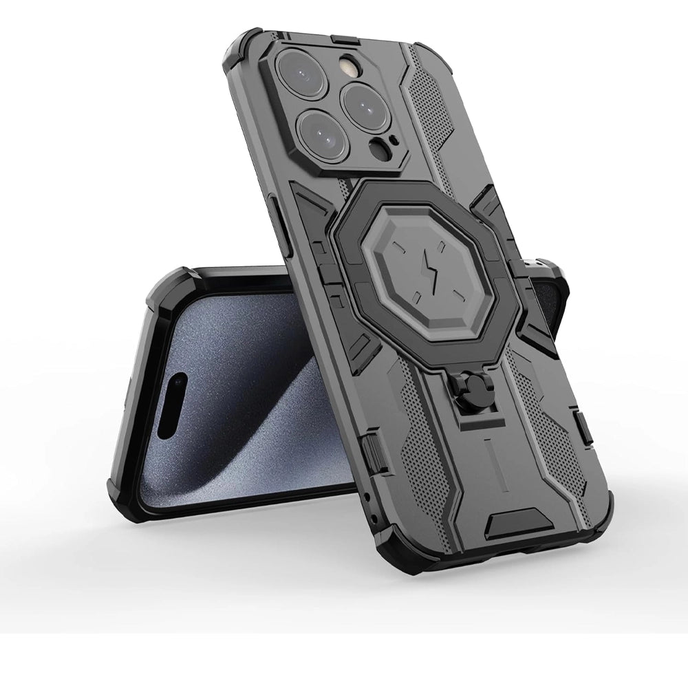 HexLink Stealth MagSafe iPhone Case - Ultra Thin Protective Cover with Strong Magnets for iPhone 13/14/15 Pro Max - Perfect for Work, Travel & Wireless Charging