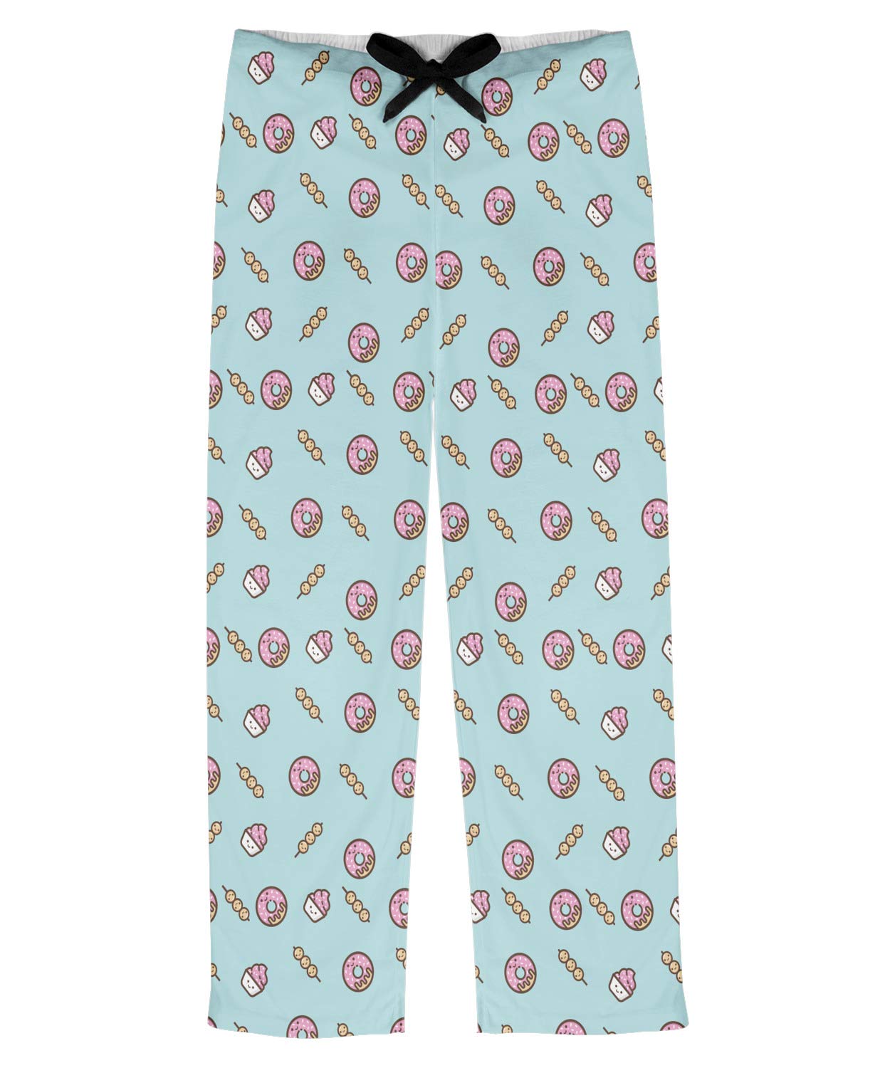 Comfortable Donuts Print Men's Pajama Pants - Soft Cotton Lounge Sleepwear for Relaxing at Home & Nighttime Comfort