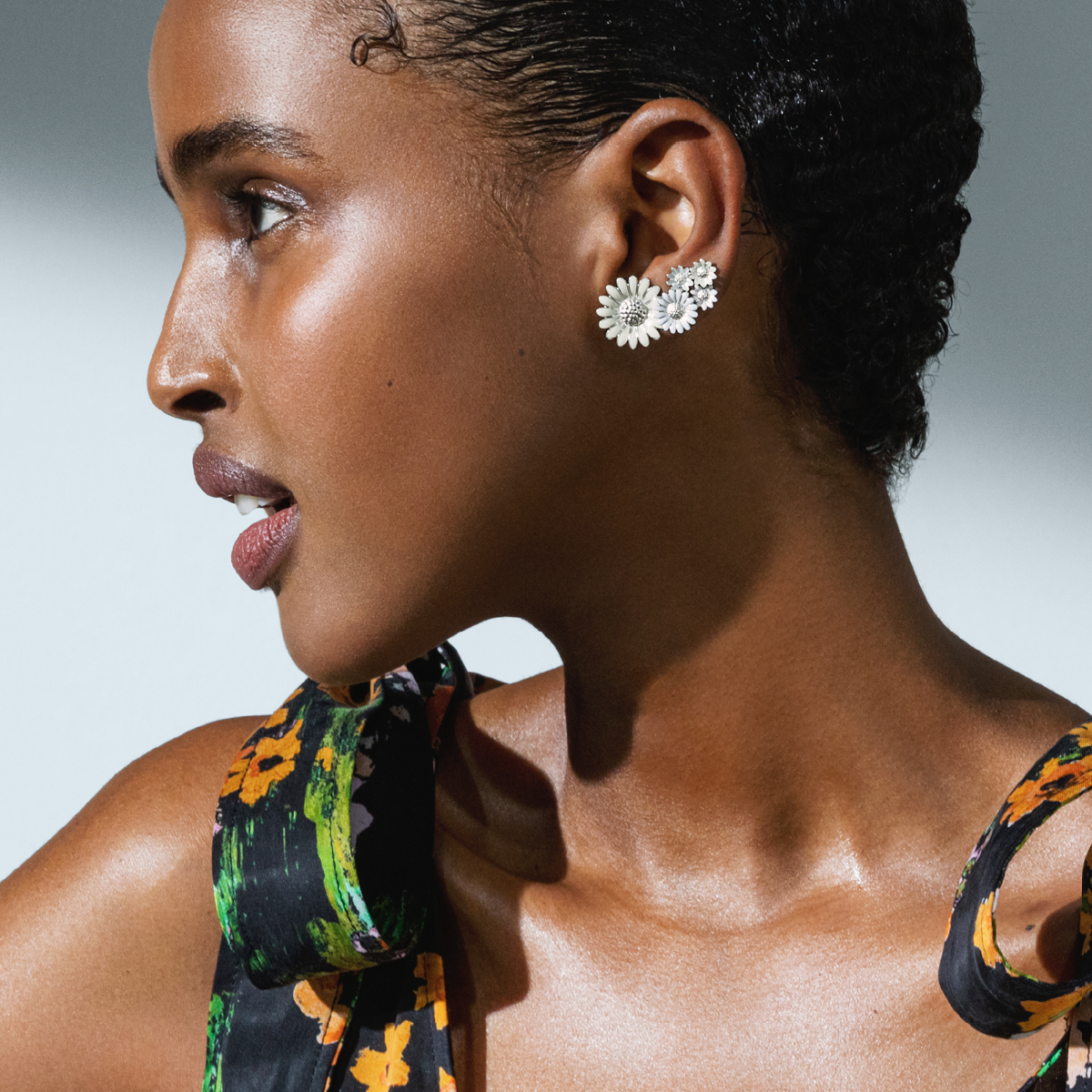 DAISY Ear Cuff - Medium Size Single Piece Floral Earring for Women | Perfect for Weddings, Parties & Everyday Wear