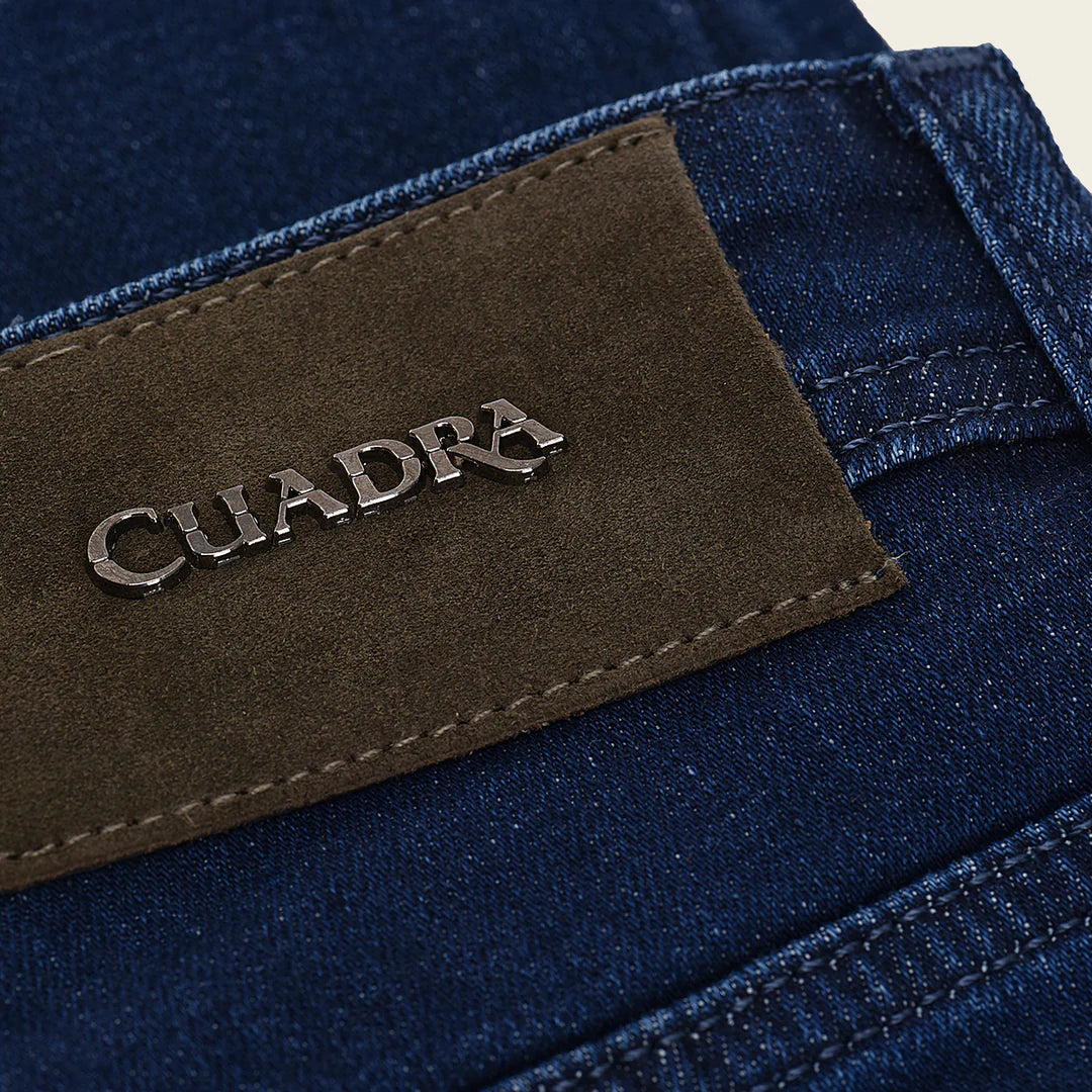 Cuadra Men's Navy Stretch Denim Jeans - Ultimate Comfort & Fit for Casual Wear & Everyday Style | J300436