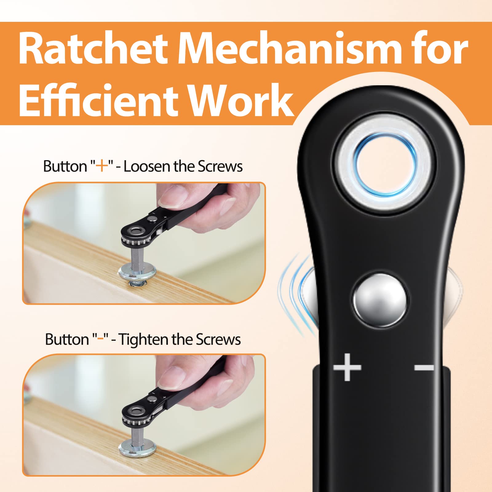 90 Degree Angled Ratcheting Screwdriver Set - Compact Offset Screwdriver for Tight Spaces, Perfect Gifts for Men & Women, Dad, Mom, Husband, Wife - Ideal for DIY Repairs, Sewing Machines, Electronics, and Automotive Work