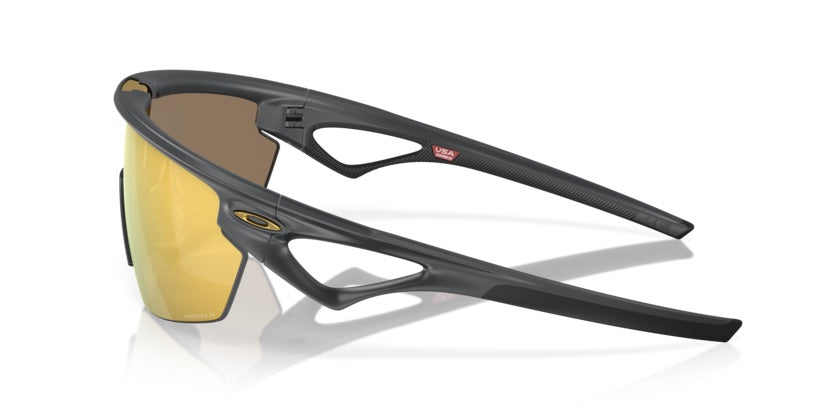 Oakley Sphaera Matte Carbon Sunglasses with Prizm 24k Polarized Lenses - Premium Sports & Driving Shades for Outdoor Activities