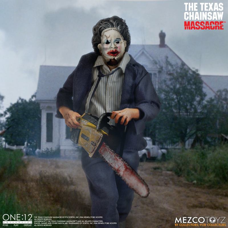 The Texas Chainsaw Massacre (1974) Leatherface Deluxe Edition One:12 Scale Action Figure - Horror Movie Collectible for Display & Fan Collections