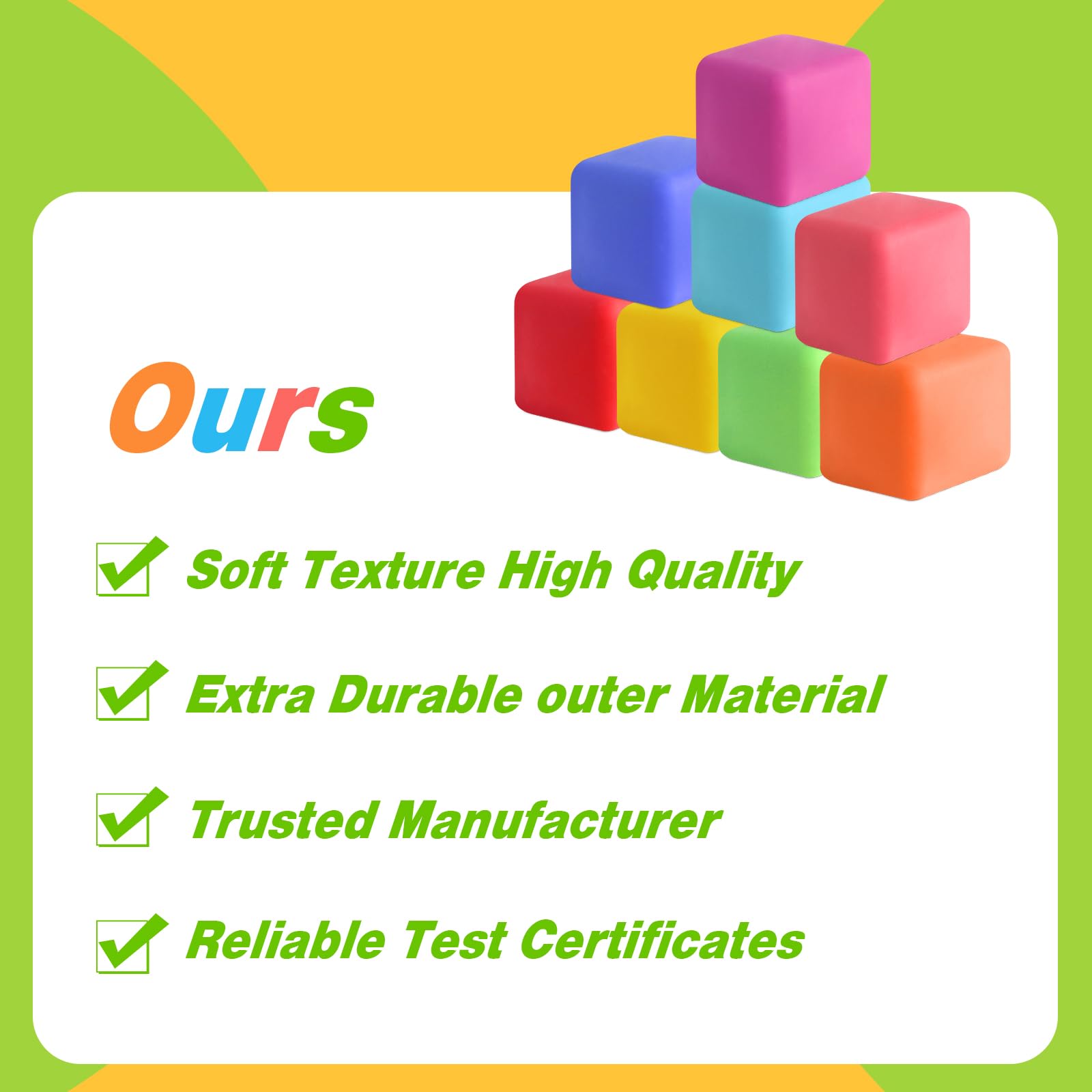 40 Pack Slow Rising Stress Cube Fidget Toys for Kids & Adults - Squishy Sensory Balls, Stretch Pull Square Fidgets for Classroom, Office, Party Favors - Anxiety Relief, ADHD Focus Aid, Desk Toy for Work & Study