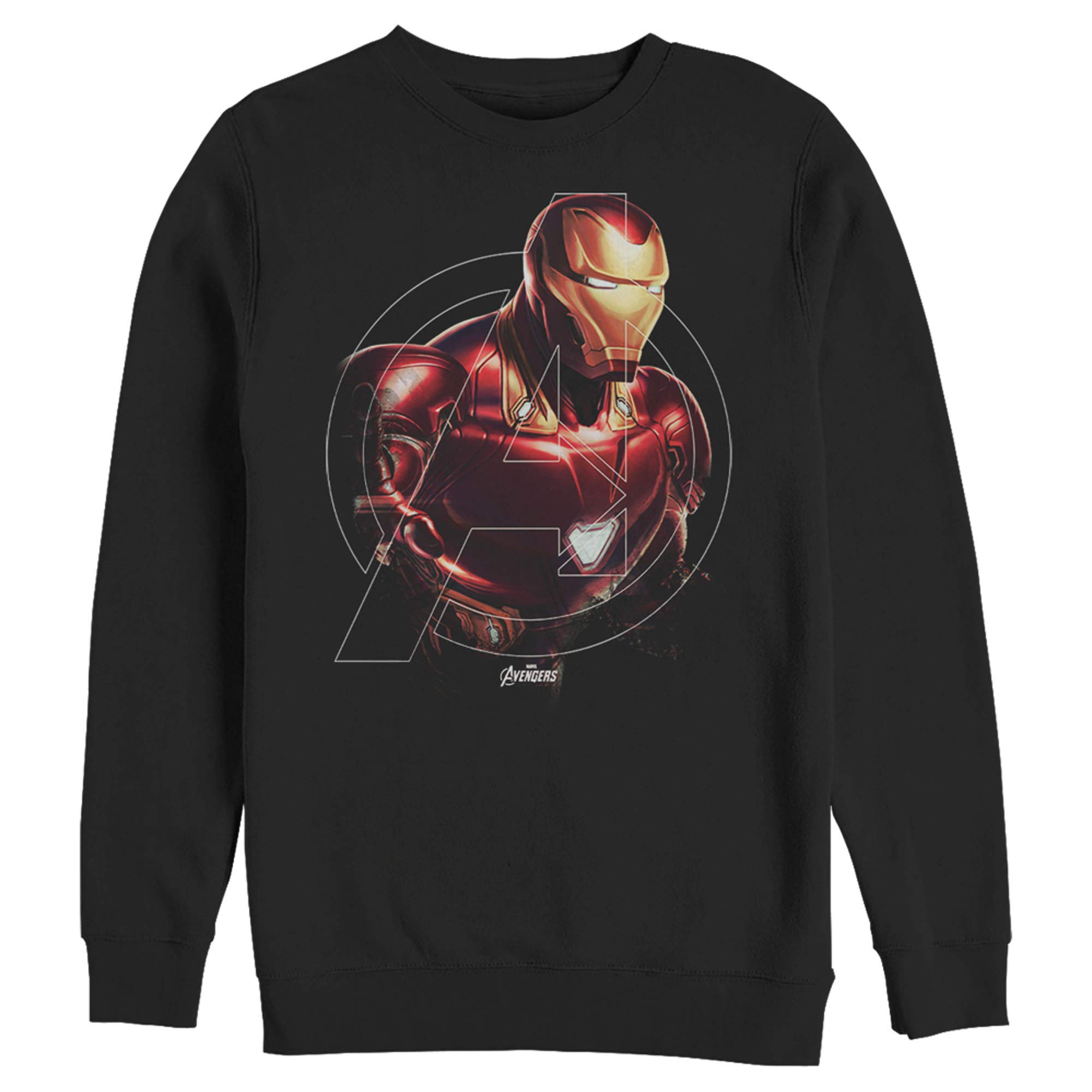 Marvel Avengers: Endgame Iron Man Portrait Men's Sweatshirt - Casual Superhero Graphic Hoodie for Fans & Gifts