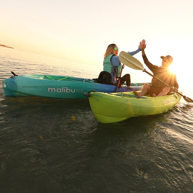 Premium Sit-On-Top Single Kayak for Rent - Lightweight & Stable for Lakes, Rivers & Coastal Adventures - Perfect for Recreation, Fishing & Water Exploration