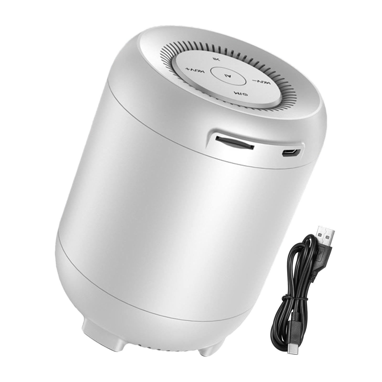 AIYING Portable Bluetooth Speaker with Voice Control & MicroSD Card Slot - Wireless Music Speaker for Hiking, Backpacking, Office, Home, Parties & Outdoor Adventures