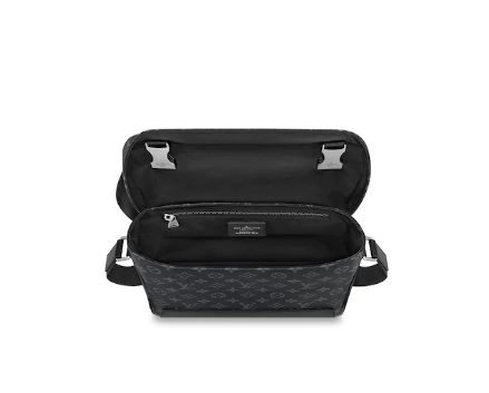 Louis Vuitton LV Messenger PM Voyager Monogram Eclipse Canvas Crossbody Bag - Stylish & Durable for Work, Travel & Everyday Use