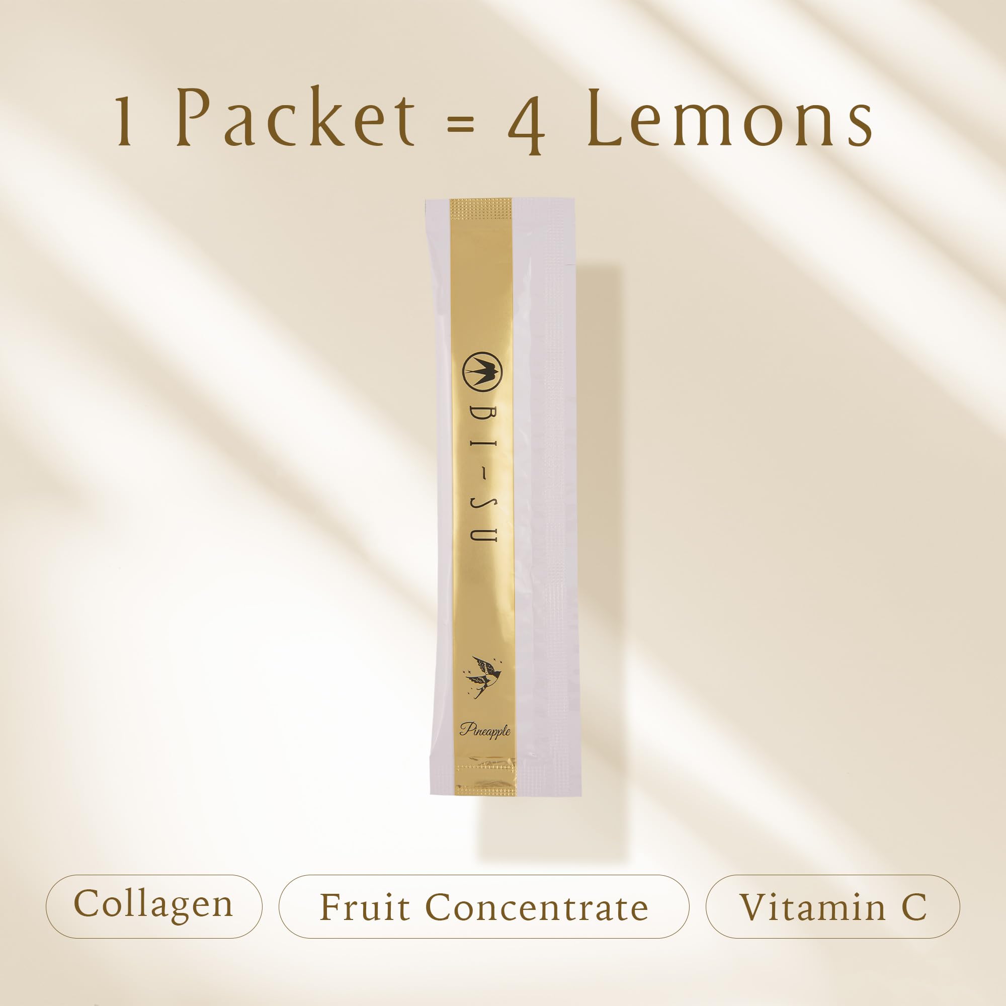 Natural Swiftlet Nest Extract Jelly Stick with Collagen & Vitamin C | Anti-Aging Skincare for Elasticity & Immune Boost | Pineapple Flavor (7 Pack) | Perfect for Daily Beauty Routine & On-the-Go Wellness