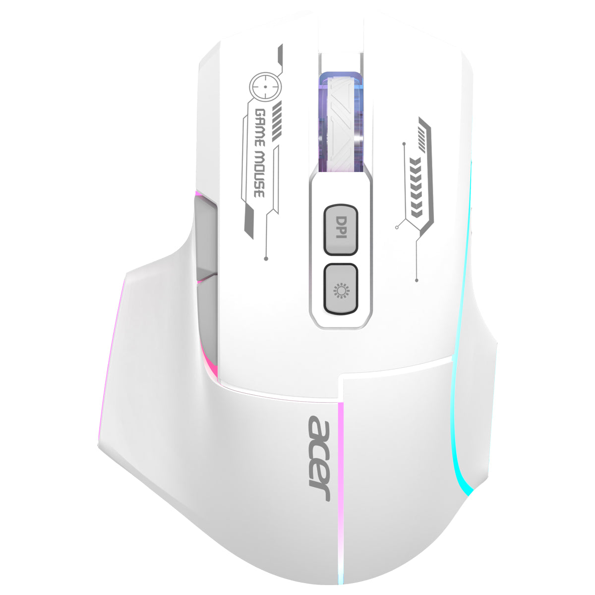 Acer OMW950+ Wireless Gaming Mouse with 8000 DPI, Bluetooth & 2.4G Dual Mode - Perfect for PC Gaming, Office Work & Home Use