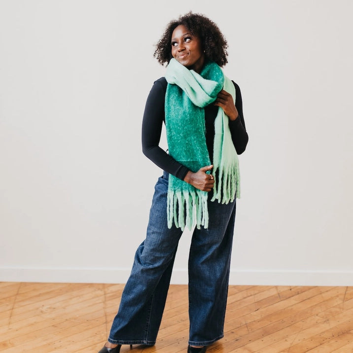 Easy Like Monday Morning Scarf - Soft & Stylish Women's Fashion Accessory for Work, Travel & Everyday Wear