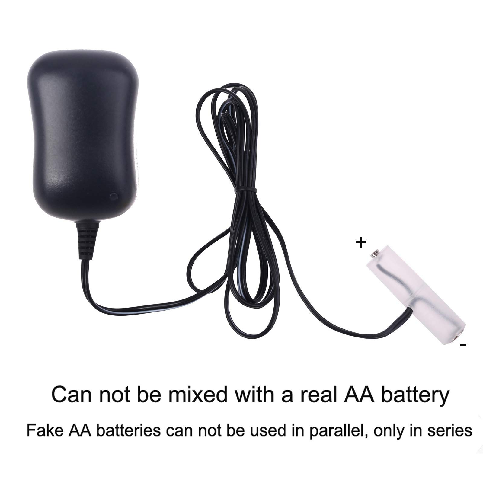 3V-12V Adjustable AA Battery Eliminator Power Supply Adapter - Replace 2AA to 8AA Batteries for Electric Toys, Flashlights, Clocks - Perfect for Home, Office, and Outdoor Use