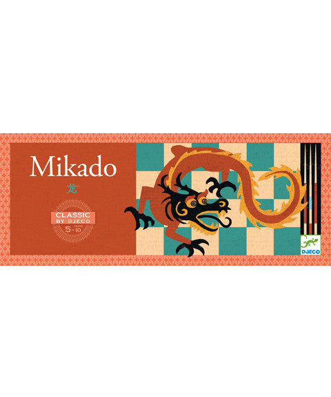Djeco Mikado Game - Classic Wooden Pick-Up Sticks for Kids & Family - Fun Indoor & Outdoor Game for Parties, Camping & Family Gatherings