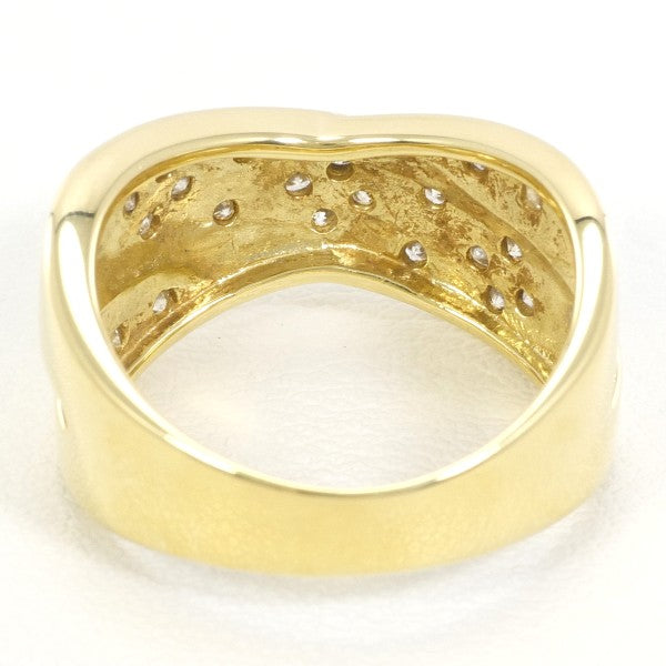 18K Yellow Gold Diamond Ring for Women - Elegant Solitaire Engagement & Wedding Band - Perfect for Proposals, Anniversaries, and Special Occasions