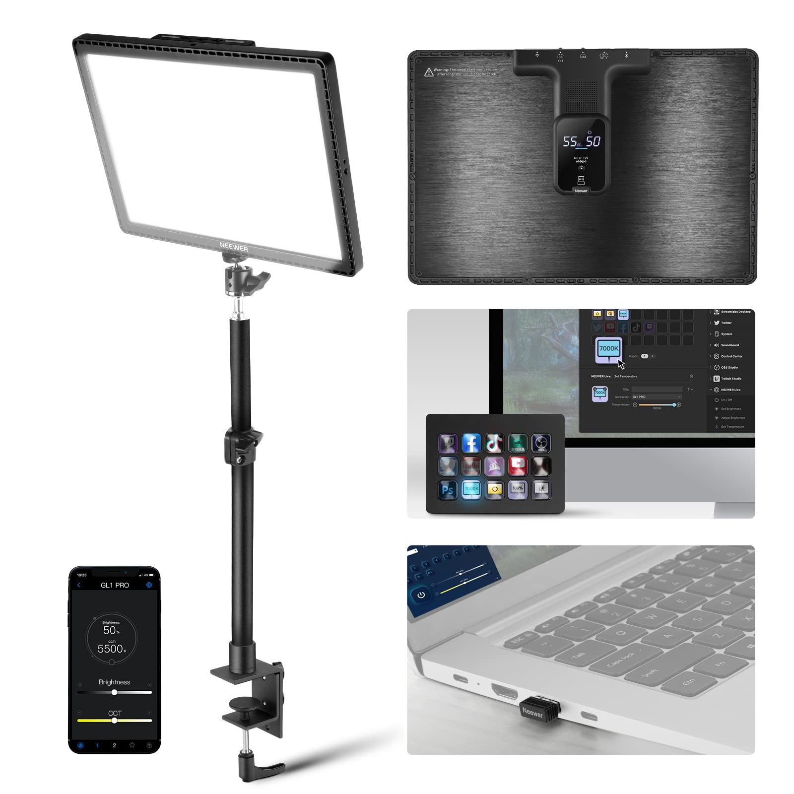 NEEWER GL1 PRO 15.5