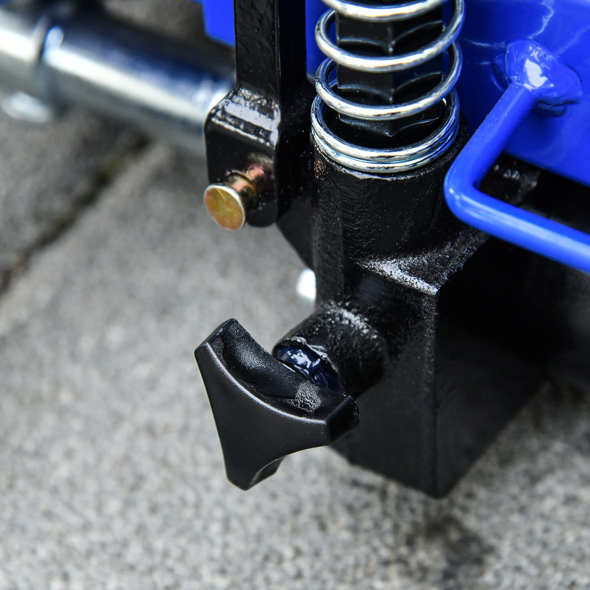 DURHAND 1500LBS Hydraulic Wheel Dolly with Ratcheting Foot Pedal - Heavy Duty Car Jack for Vehicle Positioning, Car, Truck, RV & Trailer (Set of 1) - Perfect for Garage Repairs, Auto Maintenance & Tire Changes