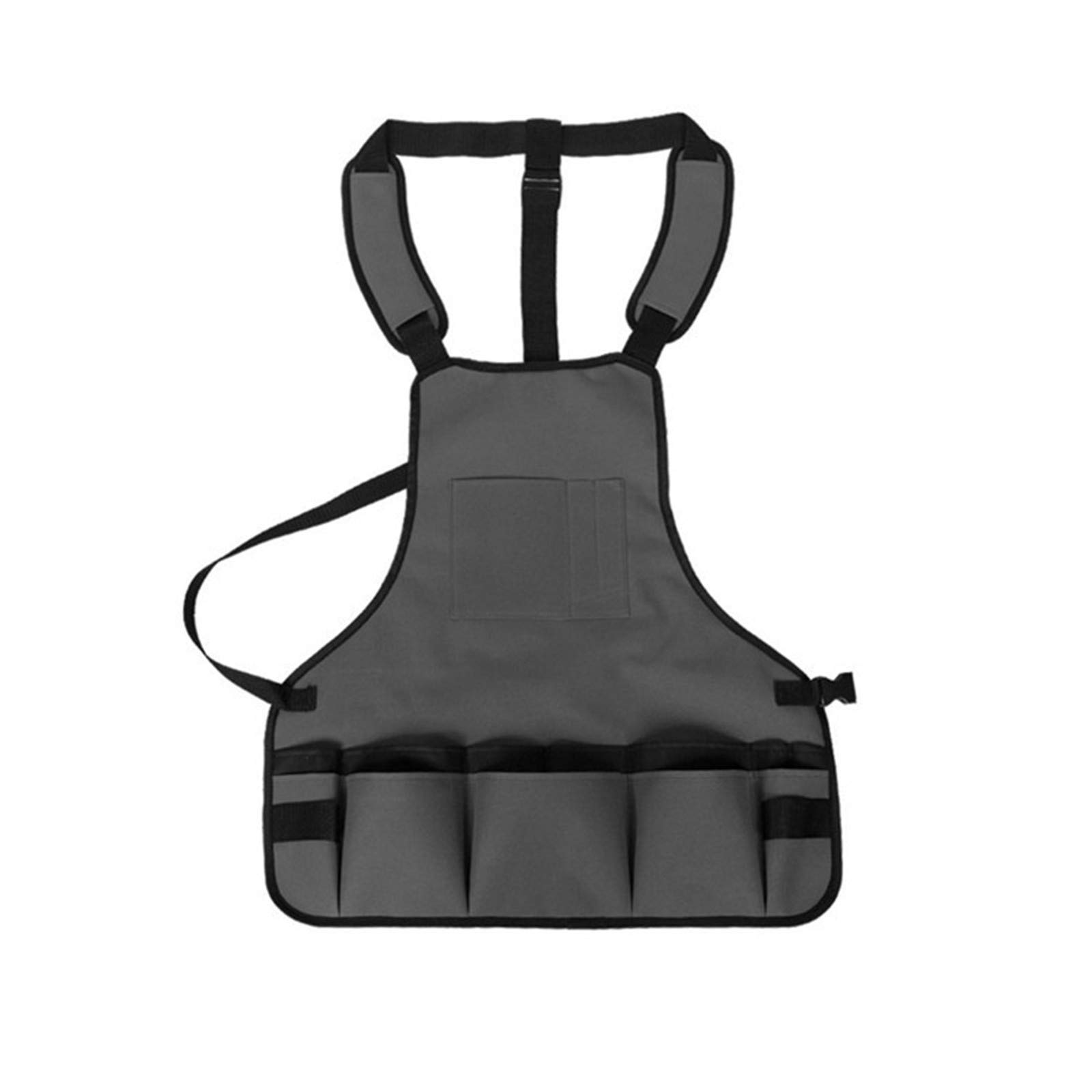 Durable Multi-Pocket Polyester Gardening Apron - Heavy Duty Workwear with Tool Pockets for Planting, Weeding & Outdoor Chores - Ideal for Gardeners, Landscapers & DIY Enthusiasts