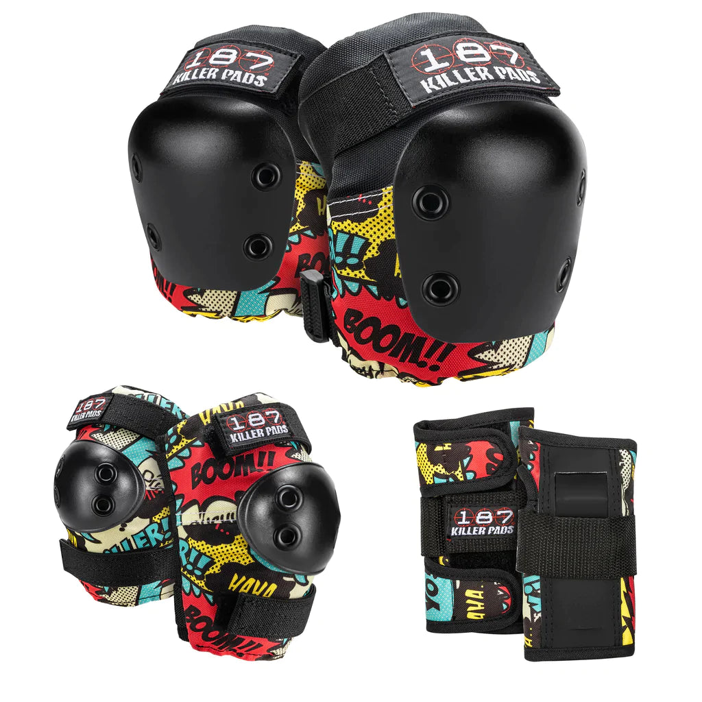 187 Killer Pads Junior Six Packs - Premium Volleyball Knee Pads for Youth Players - Perfect for Training, Games & Indoor/Outdoor Sports