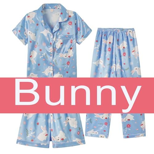 3pcs-sky Blue Bunny