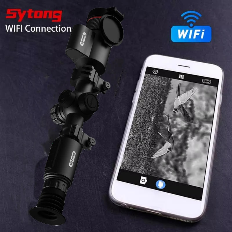 Sytong GM03/06 Thermal Scope with 640x512 & 384x288 Resolution | Auto Ballistic Calculation | Night Vision for Hunting | Perfect for Wildlife Observation, Security Surveillance & Outdoor Adventures