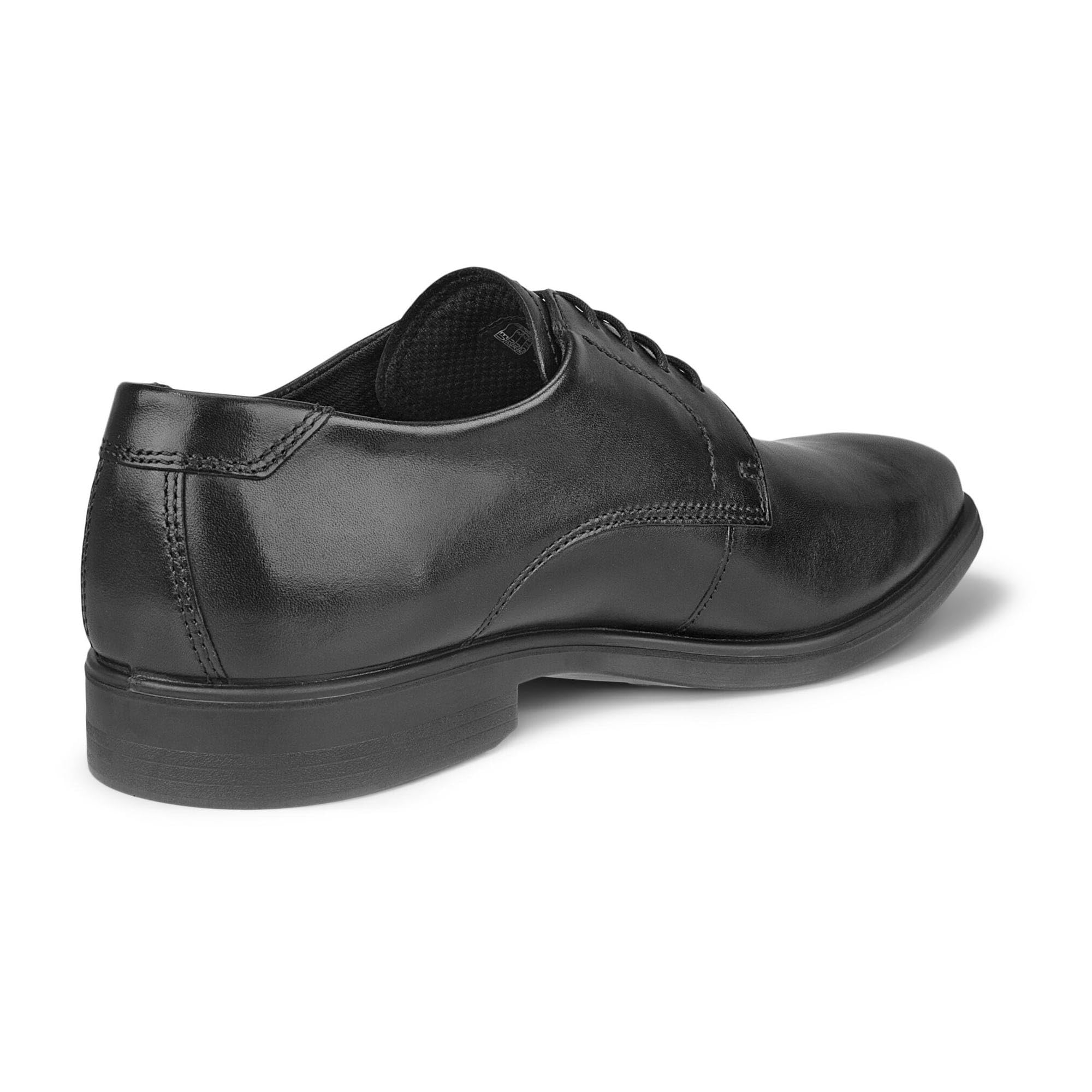 ECCO Men's Melbourne Tie Oxford - Comfortable Leather Dress Shoes for Business & Formal Occasions