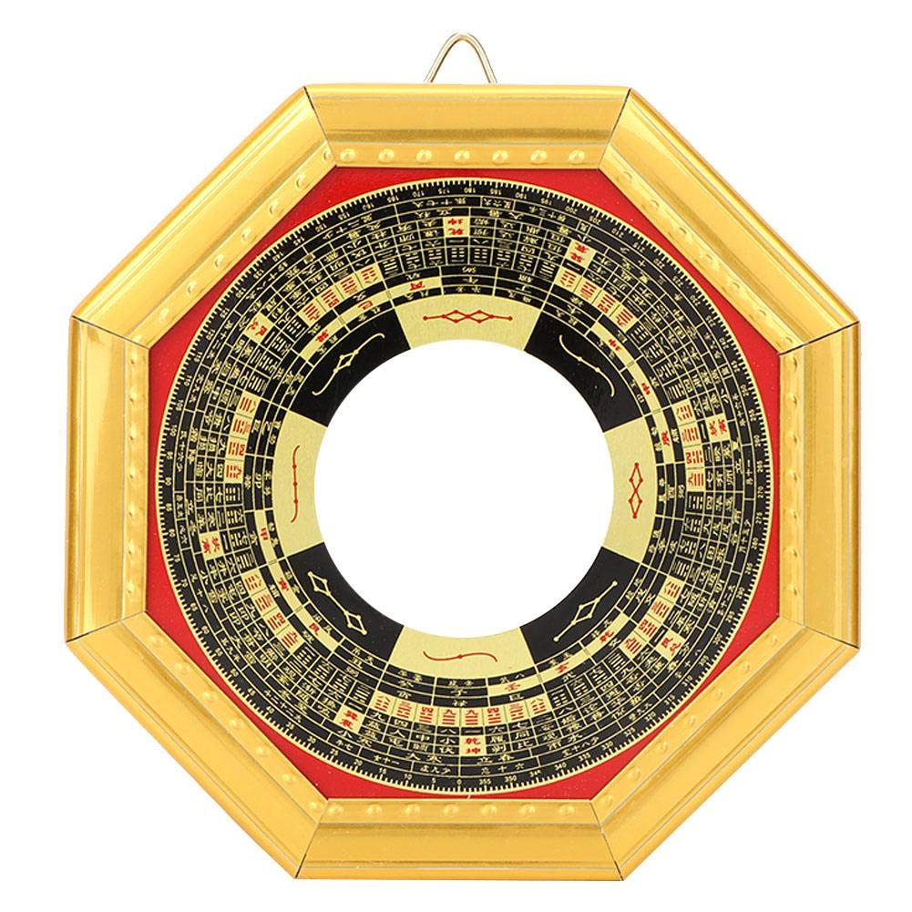 Authentic Chinese Feng Shui Bagua Mirror - Traditional Convex & Concave Design for Home Protection | Neutralizes Negative Energy & Blocks Harmful Chi | 13.5cm Concave Mirror for Door & Window Placement | Perfect for Home, Office & Business Feng Shui Enhancement