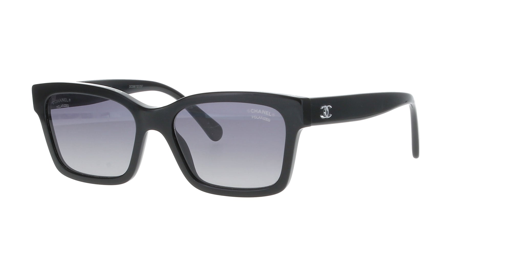Chanel Square Black Polarized Sunglasses for Women - UV Protection & Fashionable - Perfect for Driving, Beach & Outdoor Activities