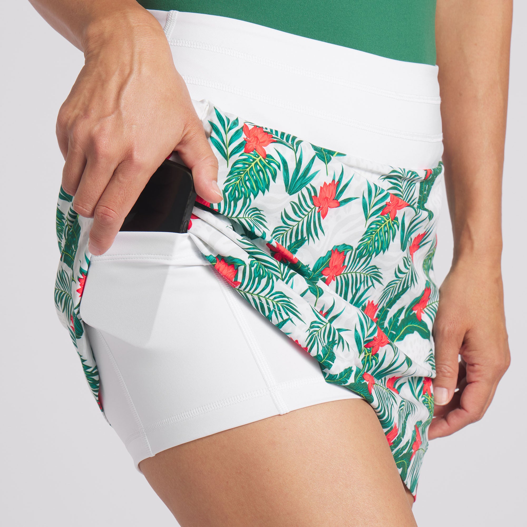 Women's Blake Tropic Golf Skirt - Breathable Quick-Dry Athletic Skirt with Pockets for Golf, Tennis & Outdoor Activities