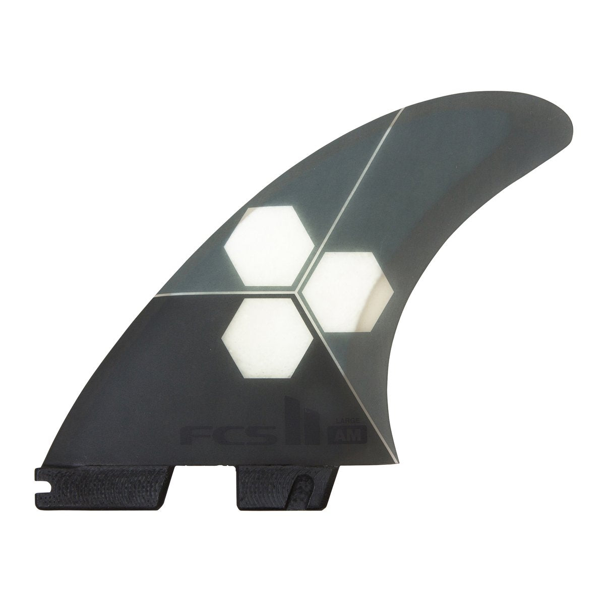 FCS II THRUSTER Surfboard Fins - FCS2 AL MERRICK AM PC Air Core Thruster for High-Performance Surfing | Perfect for Shortboards & Performance Waves