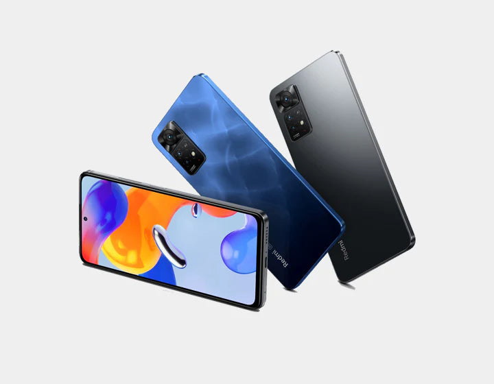 Xiaomi Redmi Note 11 Pro 4G Smartphone - 128GB ROM 6GB RAM, Dual SIM Unlocked GSM Phone (Graphite Gray) for Streaming, Gaming & Business Use