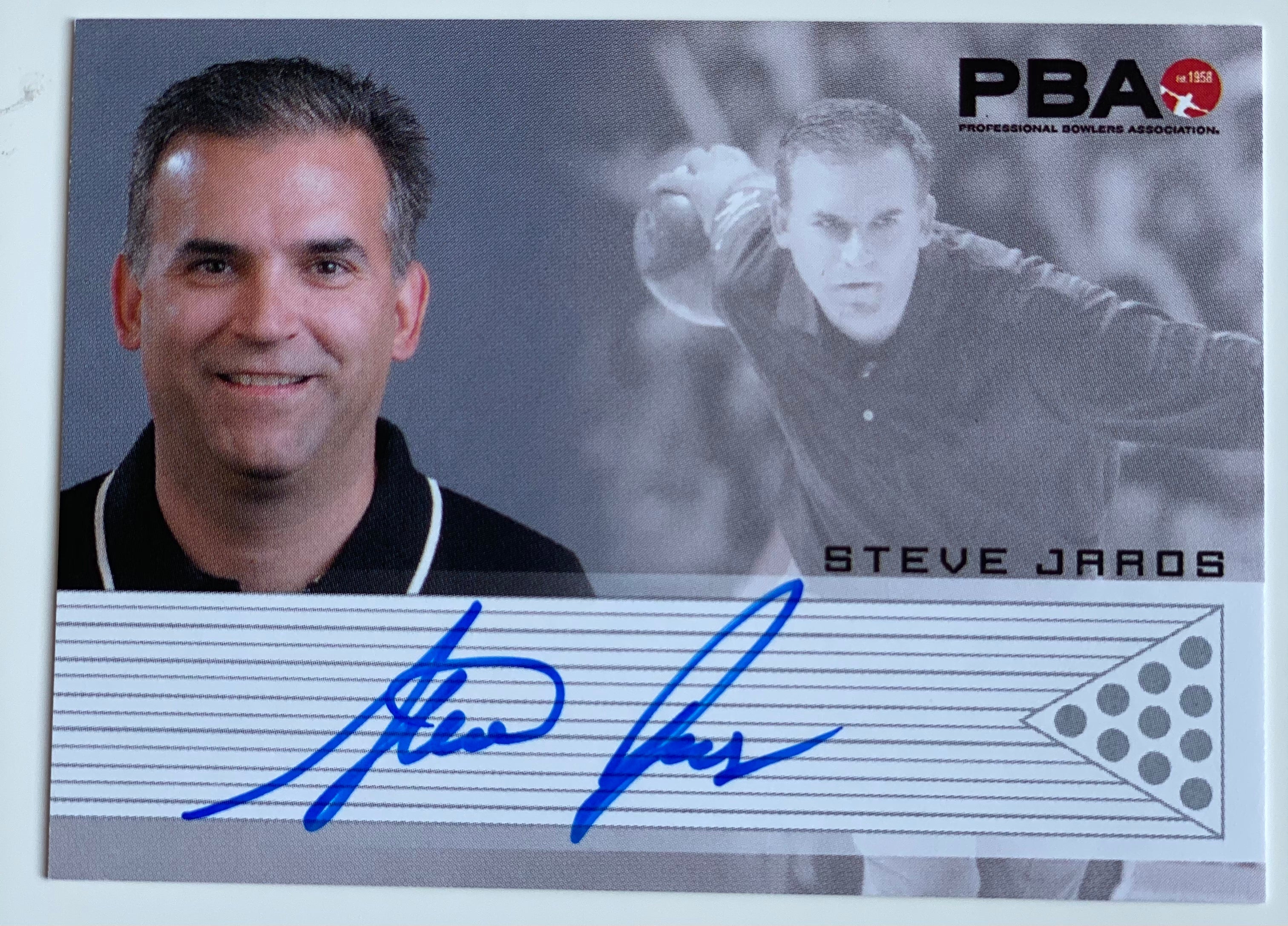 Steve Jaros 2008 Rittenhouse PBA Autographed Bowling Trading Card - Limited Edition Collectible for Bowling Fans & Sports Memorabilia Enthusiasts - Perfect for Display, Trading, and Gifting