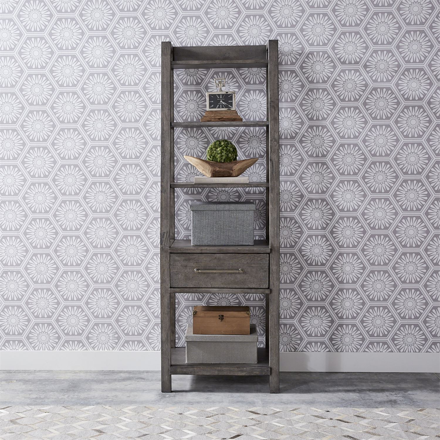 Modern Farmhouse Office Desk - Rustic Wooden Writing Table with Storage Drawers for Home & Workspace - Perfect for Remote Work, Study & Creative Projects