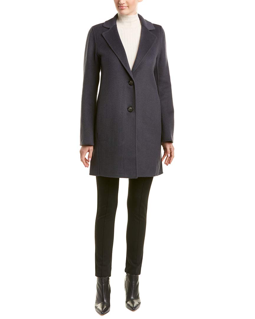 Tahari Women's Jayden Double-Faced Wool Blend Topper Coat - Elegant Winter Outerwear for Work & Evening Events