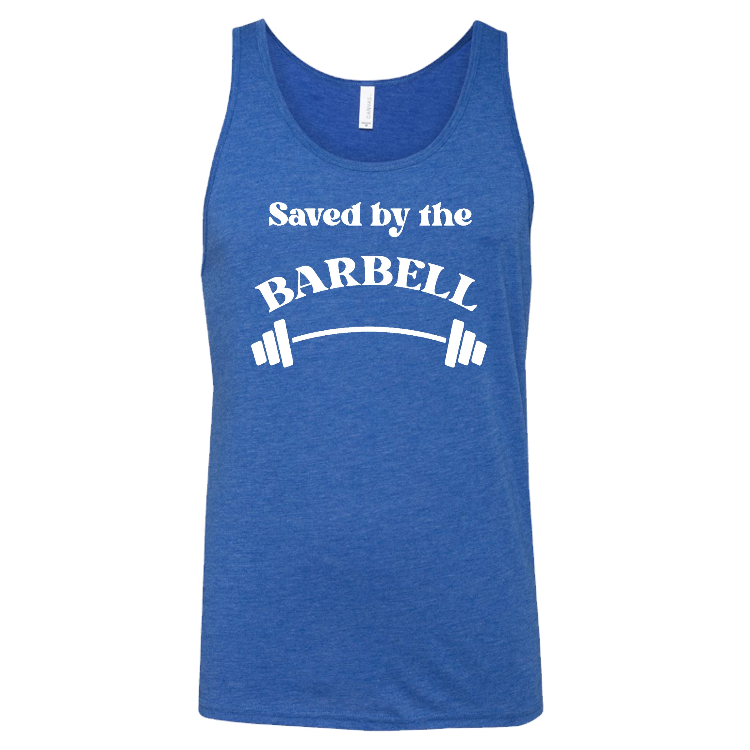 Saved By The Barbell Unisex Gym Shirt - Workout & Fitness Apparel for Men & Women - Perfect for Weightlifting, CrossFit & Gym Training