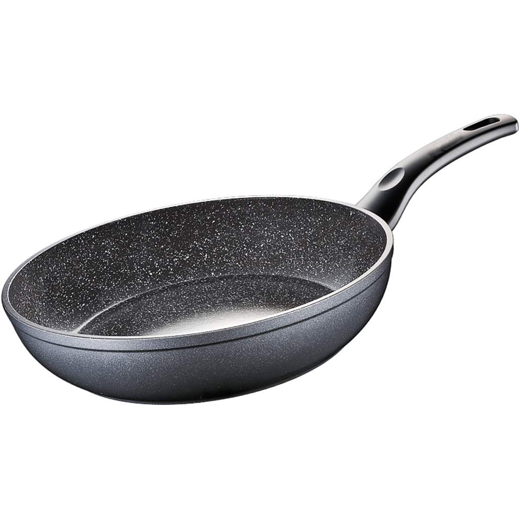 Premium Pan Maifan Stone Non-Stick Frying Pan - 22cm Black Wok for Healthy Cooking | Thick Bottom, Even Heat, No Smoke | Perfect for Stir-Fry, Pancakes, Eggs & Breakfast | Durable Household Kitchen Cookware