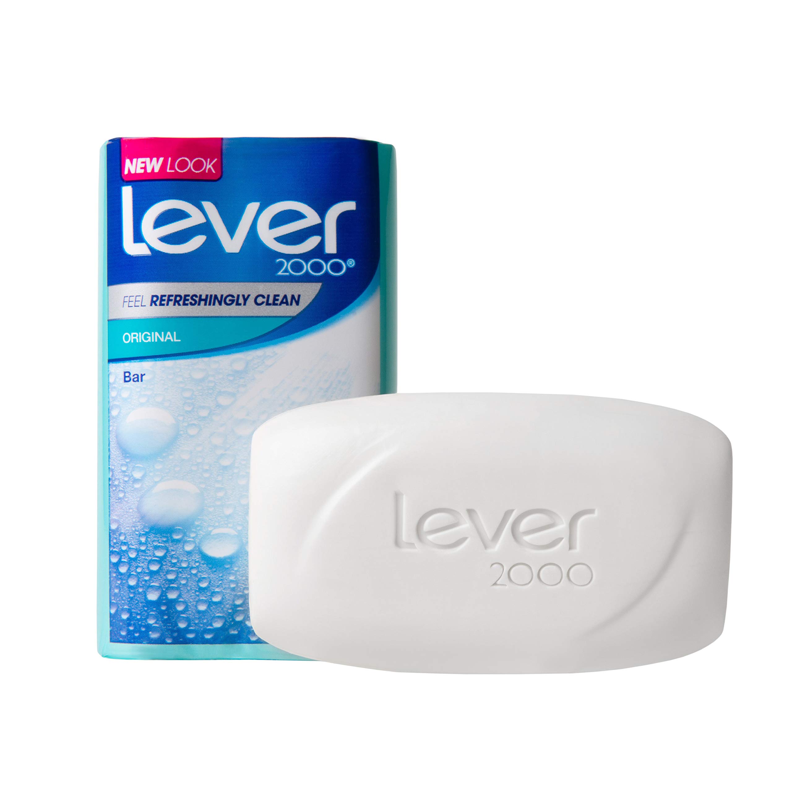 Lever 2000 Original Scent Bar Soap - 4 oz (16 Bars) | Antibacterial Body Wash for Daily Hygiene & Freshness - Perfect for Home, Gym & Travel Use