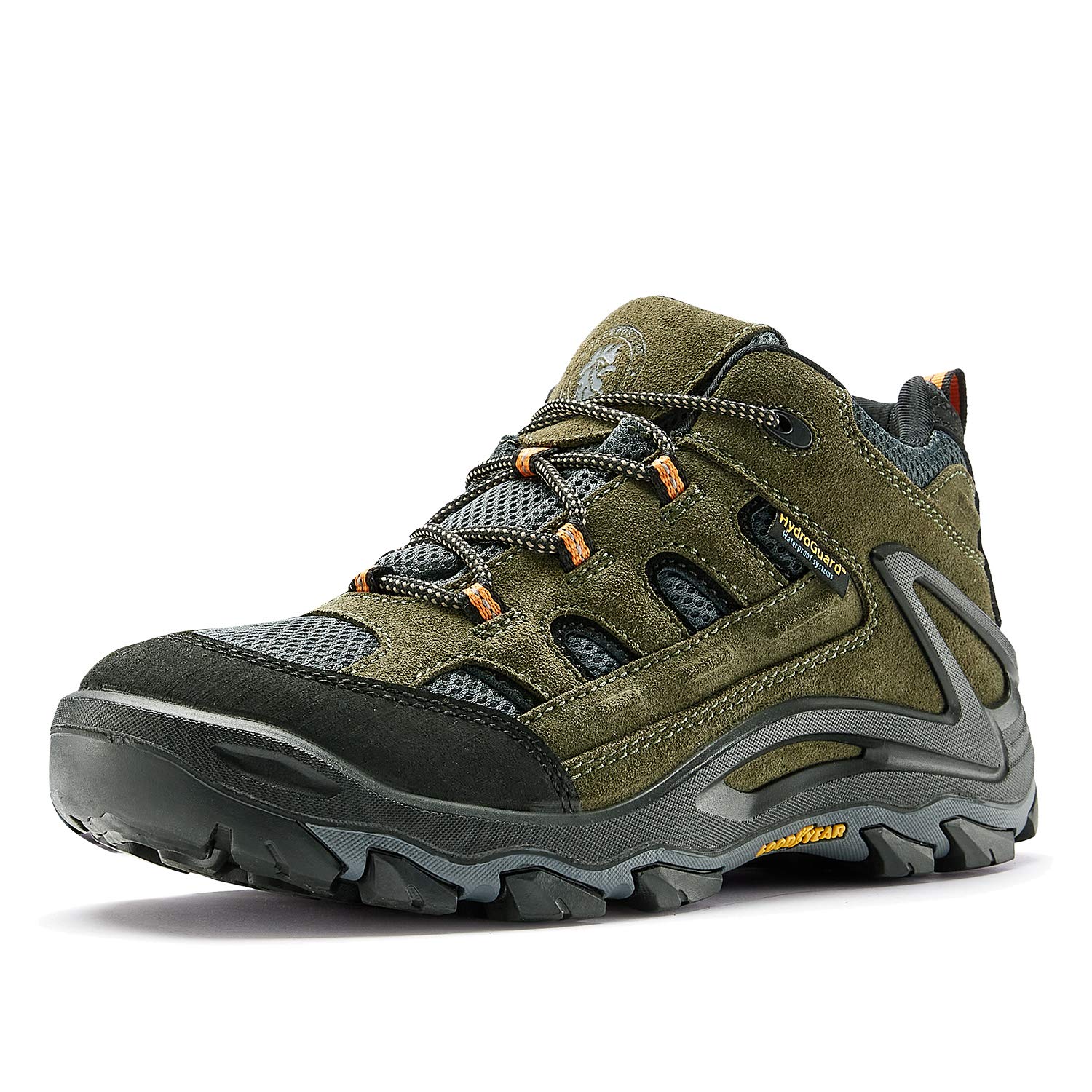 **ROCKROOSTER Men's Hiking Boots – Waterproof, Non-Slip, Shock Absorbing for Outdoor & Mountaineering – Comfortable with Ankle Support & Anti-Fatigue – Ideal for Trekking, Camping & Backpacking**