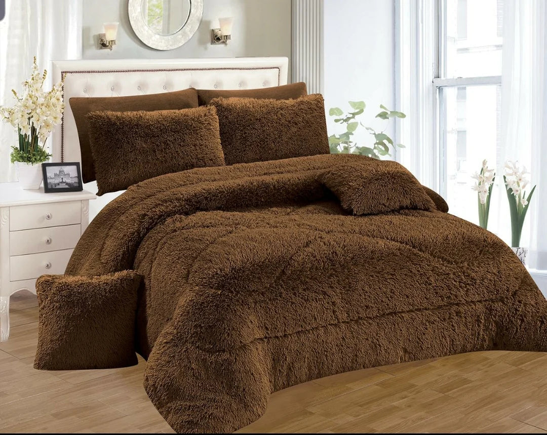6x7 Fluffy Duvet Insert - Ultra Soft Down Alternative Comforter for All Seasons | Perfect for Bedroom, Guest Room & Cozy Nights