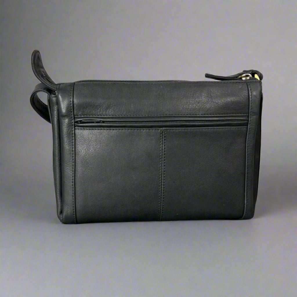 Derek Alexander Zip Top Leather Crossbody Bag for Women - Stylish & Durable Shoulder Purse for Travel, Work & Everyday Use