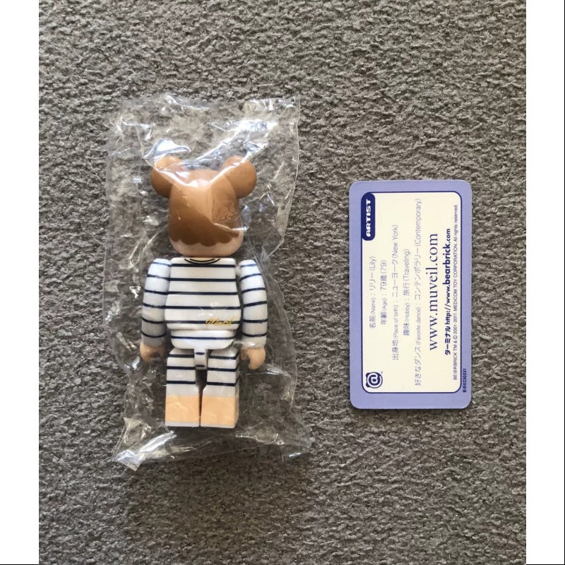 Bearbrick Series 23 ARTIST MUVEIL Lily 100% Collectible Figure - Limited Edition Vinyl Art Toy for Display & Collection, Perfect for Home Decor, Office Display, and Gift for Art Enthusiasts