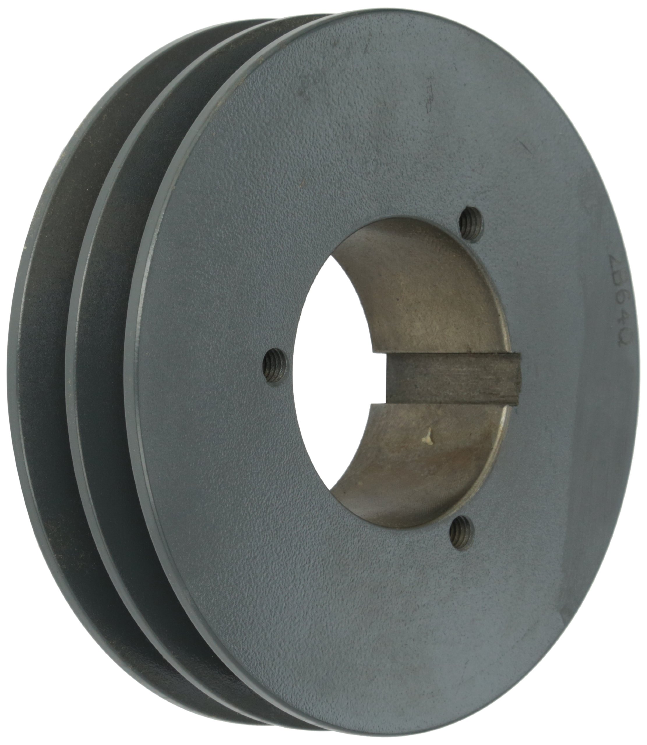 Browning 2B64Q Split Taper Sheave - Cast Iron 2-Groove Pulley for A/B Belts with Q1 Bushing | Industrial Machinery & Power Transmission Replacement Part