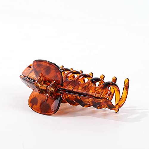 COSYOO Large Non-Slip Hair Claw Clips 2PCS - Strong Hold Fashion Hair Clips for Women, Decorative Jaw Clips for Thick Hair - Perfect for Workout, Office, and Everyday Hairstyles