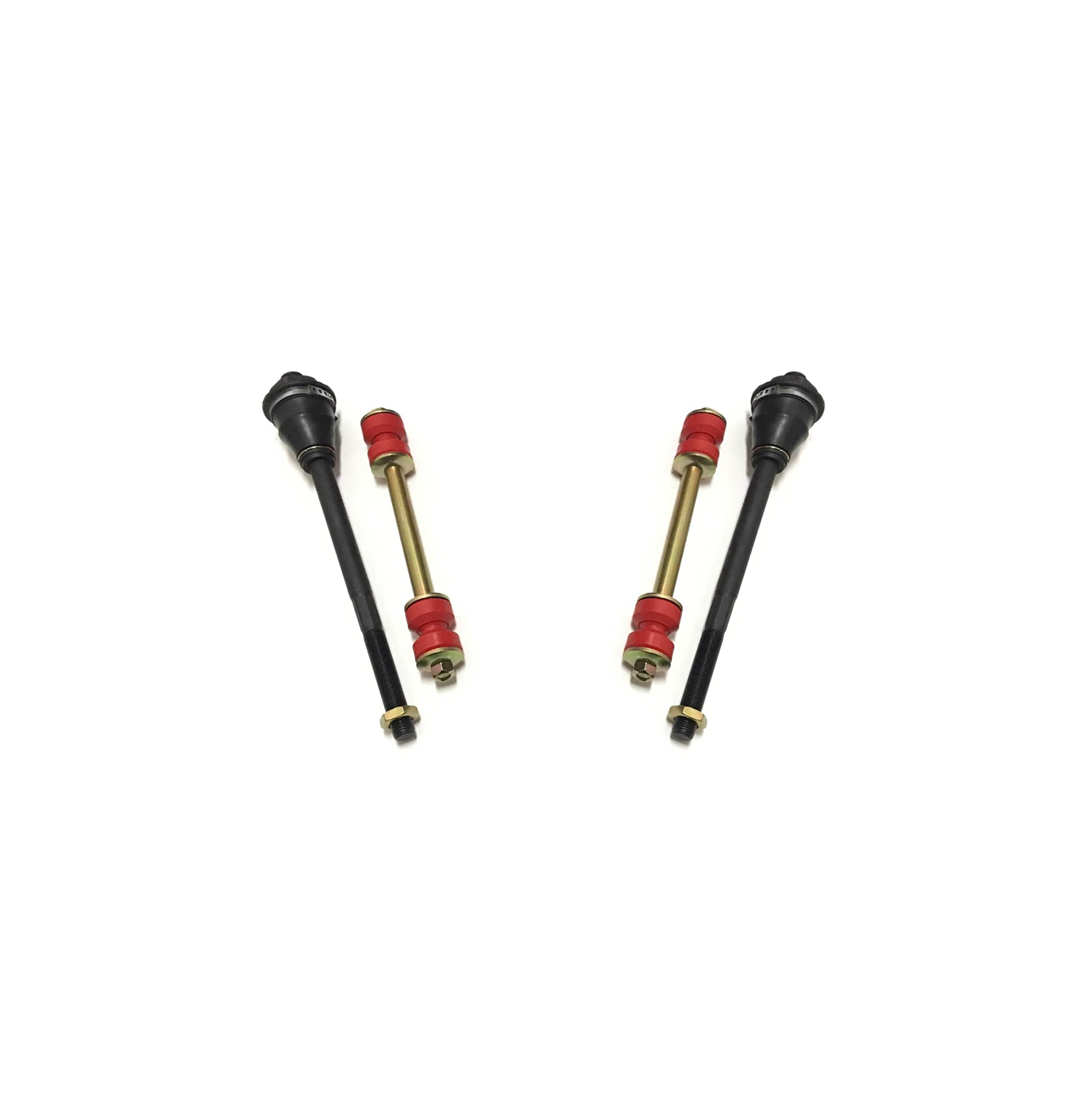 14-Piece Steering & Suspension Kit for Chevrolet Avalanche/Silverado/GMC Sierra - Inner & Outer Tie Rod Ends, Upper/Lower Ball Joints, Sway Bar Links, Idler & Pitman Arm, Wheel Hub - Perfect for Off-Roading, Towing & Heavy-Duty Use