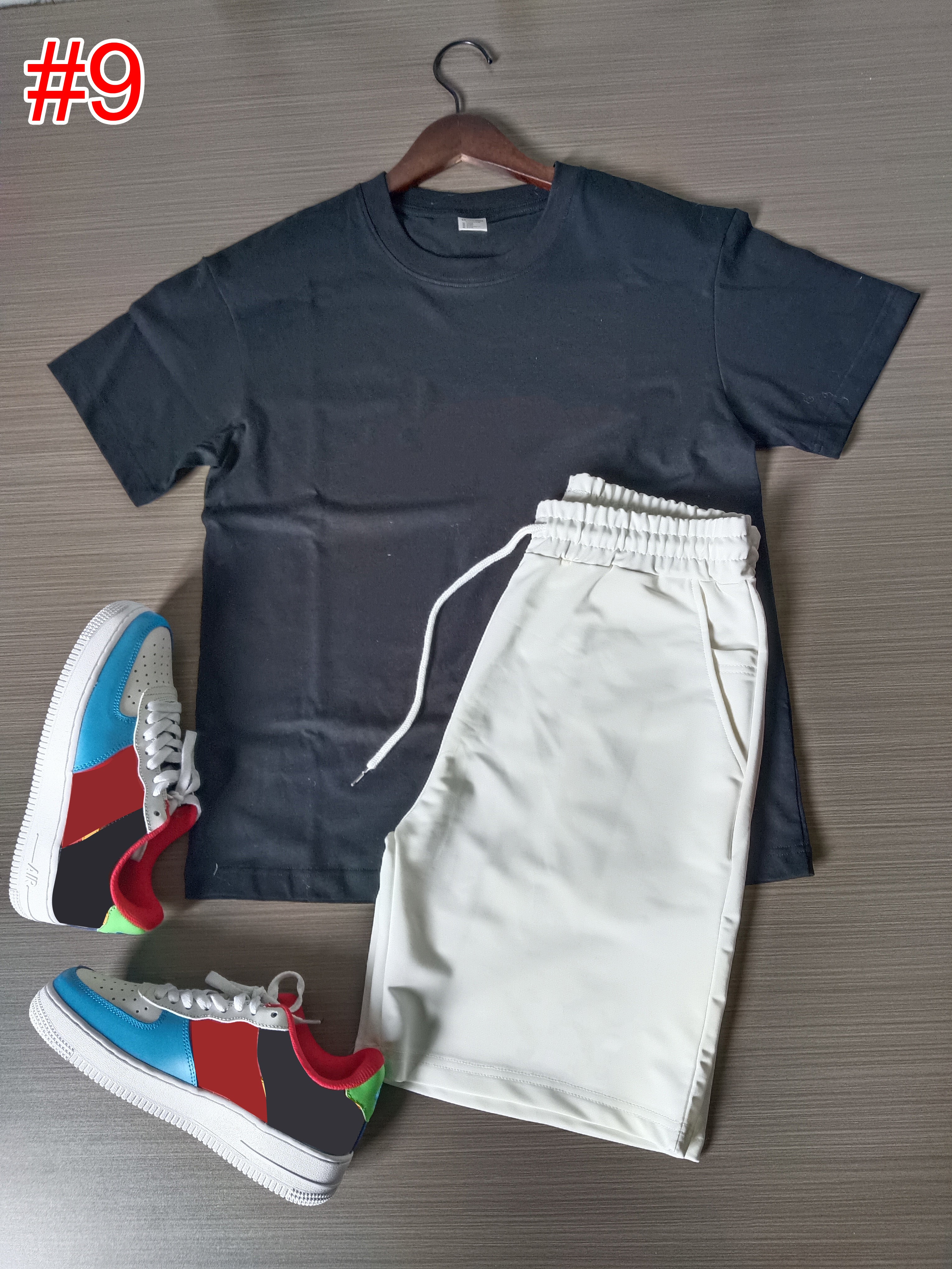 Men's Casual Short Sleeve T-Shirt & Athletic Shorts Set - Comfortable Summer Outfit for Gym, Running, and Outdoor Activities