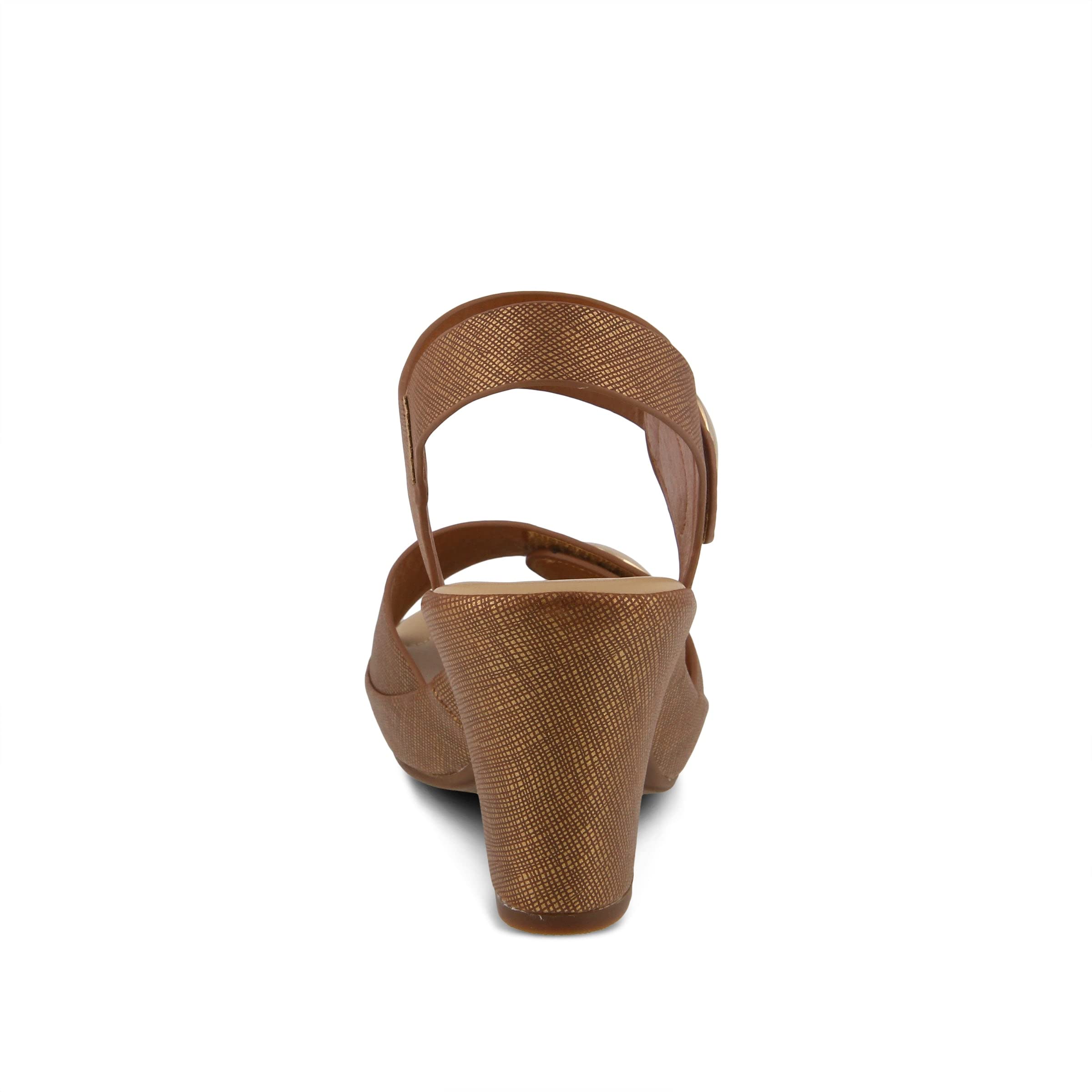 PATRIZIA Spring Step Dade Sandals for Women - Comfortable Casual Platform Sandals with Hook & Loop Closure - Slip-On Design for Everyday Wear, Beach, Shopping & Summer Outings