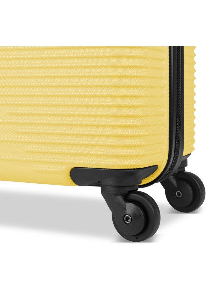 Atlantic Swerve Carry On Luggage - Lightweight Spinner Suitcase with 360° Wheels for Travel, Business Trips & Weekend Getaways