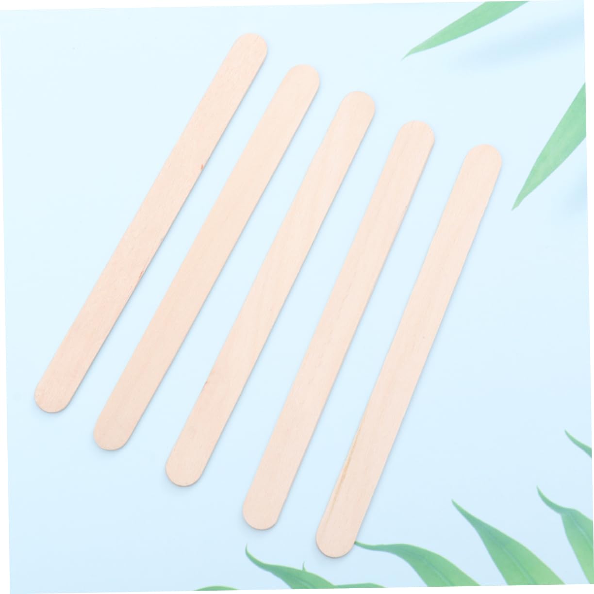 150pcs Wooden Waxing Spatulas - Natural Wood Wax Spatula Sticks for Hair Removal, DIY Waxing & Beauty Salon Use - Perfect for Eyebrow Shaping, Leg Waxing & Facial Hair Removal